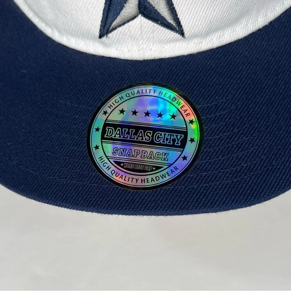 Dallas City Dallas Cowboys World Best Cap Snap Back White/Blue